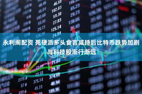永利阁配资 死硬派多头食言减持后比特币跌势加剧 与科技股渐行渐远